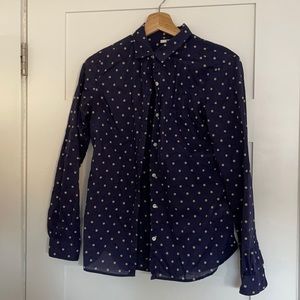 Polka dot blouse